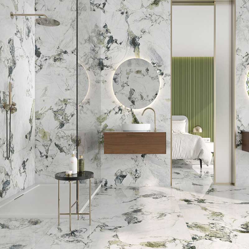 Andes-Verde-marble-porcelain-Bathroom